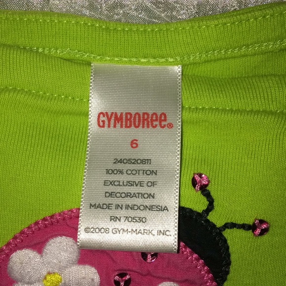 Girls Gymboree Ladybug 🐞 tank top size 6 - Picture 3 of 3